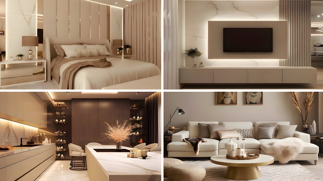 +100 MODERN INTERIOR DESIGN IDEAS 2026 - BEIGE LIVING ROOM, KITCHEN, BEDROOM, BATHROOM IDEAS