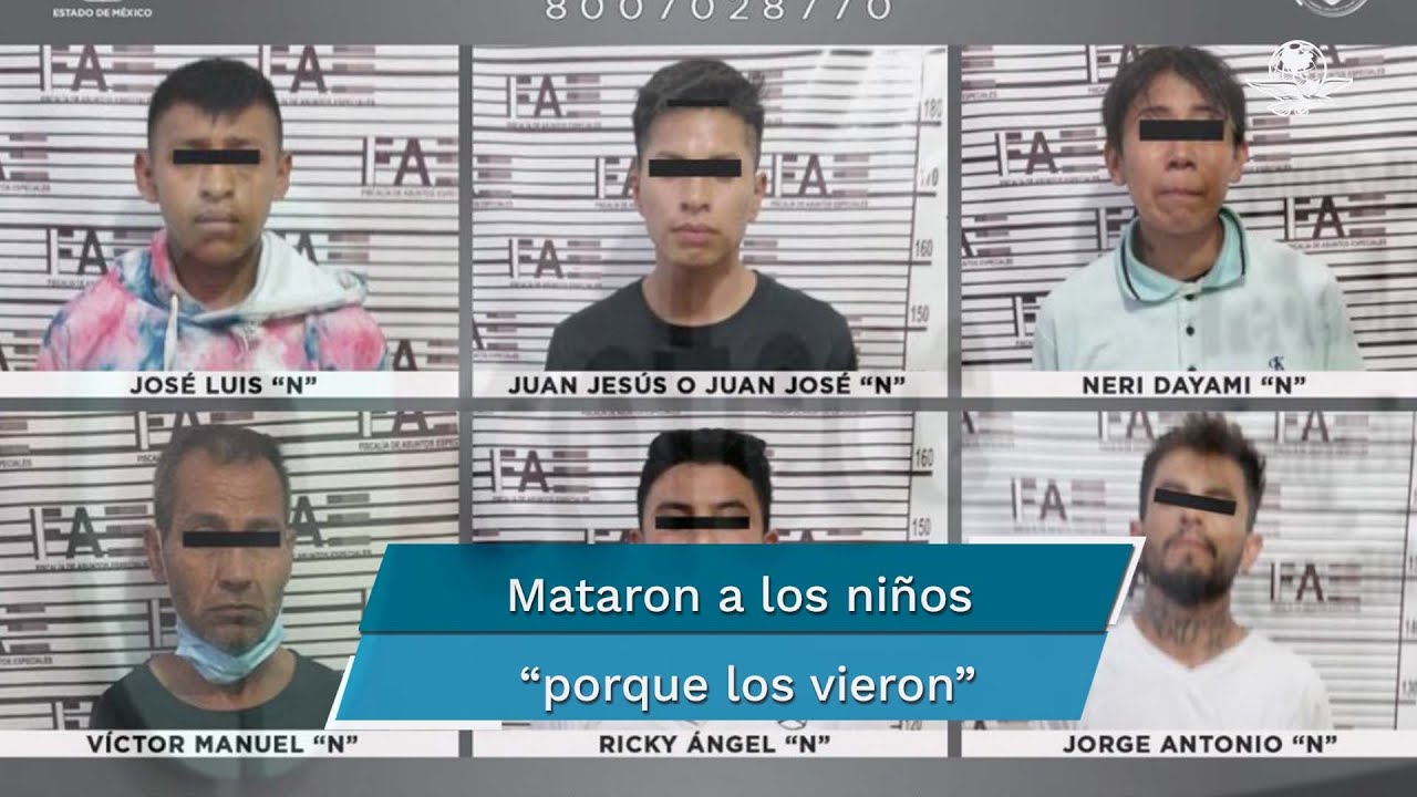 En Tultepec, Los Rikis mataron a los niños “porque los vieron”