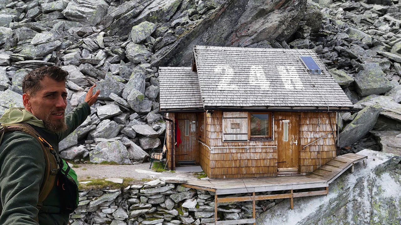 Luxus Biwak in den Bergen - Schutzhütte im Felsenmeer - Übernachten im Gebirge