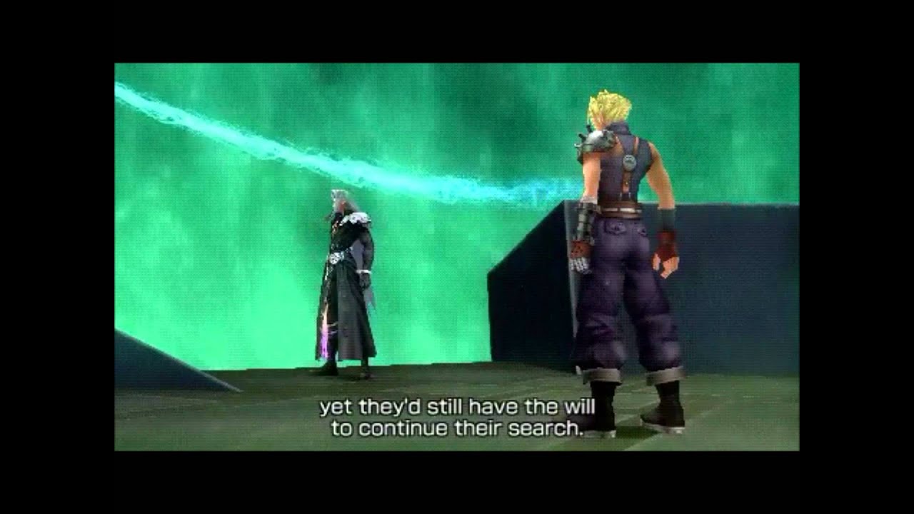 ENG Dissidia Final Fantasy - Cloud's Story - Cloud & Sephiroth Cutscenes (in HD)