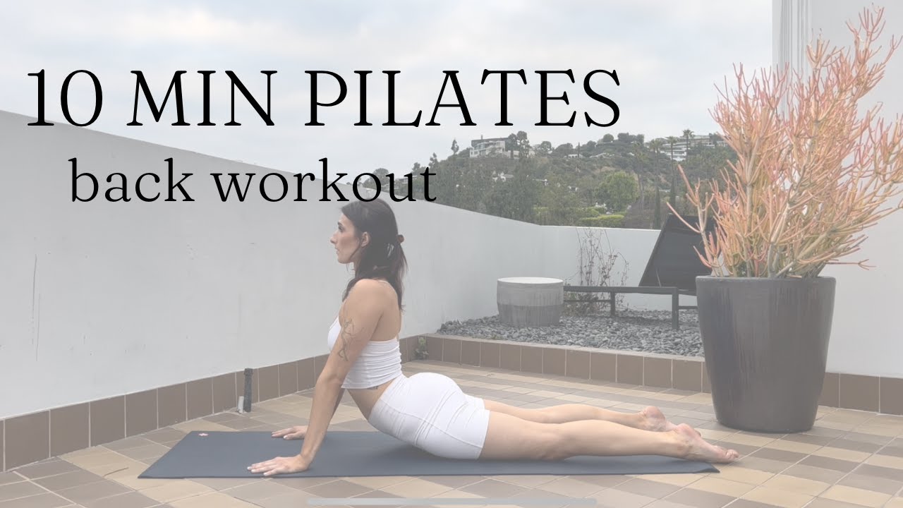10 MIN POWER PILATES | Back Workout for Better Posture |