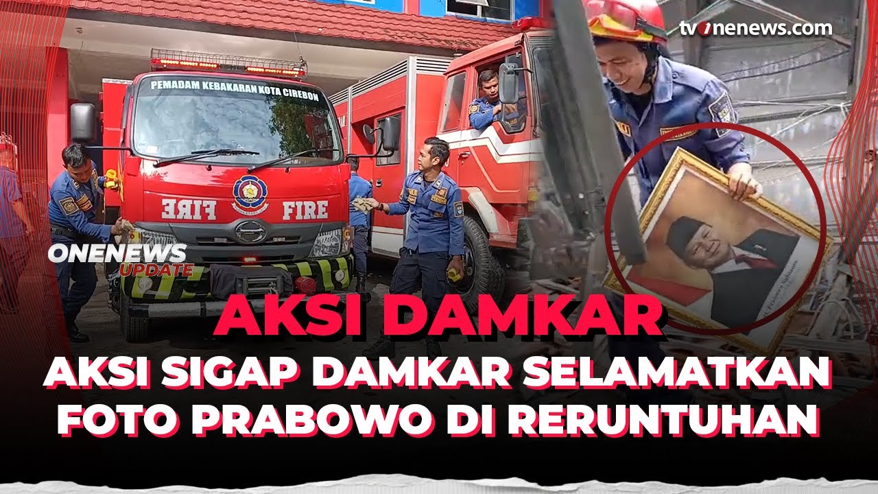 Anggota Damkar Dihubungi Perwakilan Negara Usai Amankan Foto Prabowo | OneNews Update