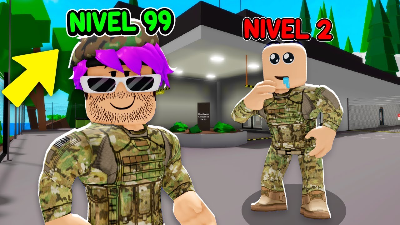 VIREI O MELHOR MILITAR no BROOKHAVEN