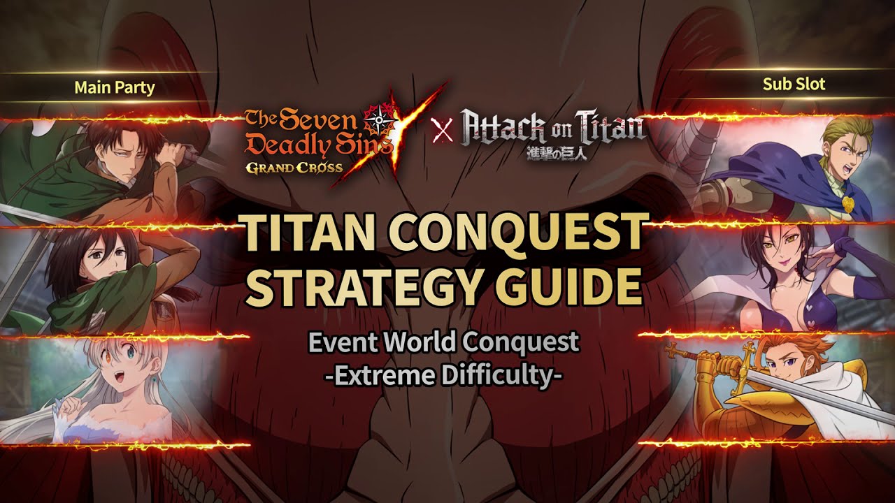 [7DS x AOT] Event World Conquest Strategy Guide #2