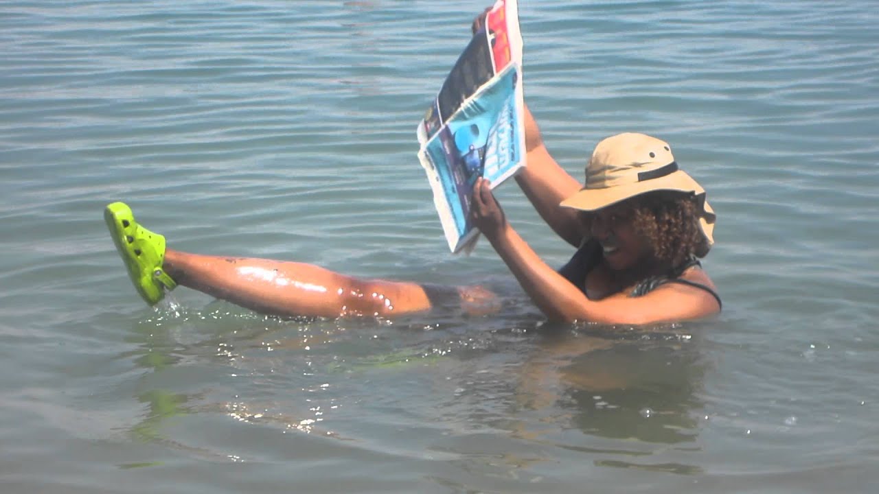 Вызов Мертвому морю от GloZell - GloZell
