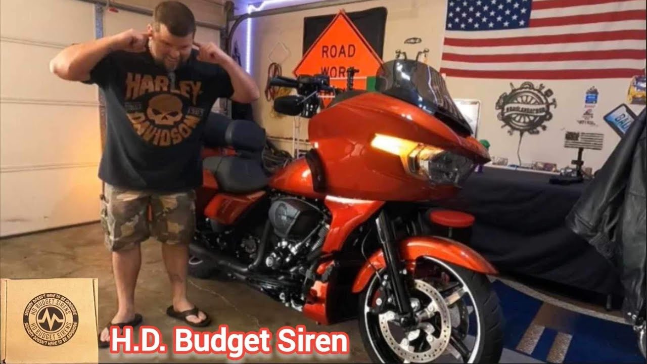 HARLEY DAVIDSON BUDGET SIREN (installation and discussion)