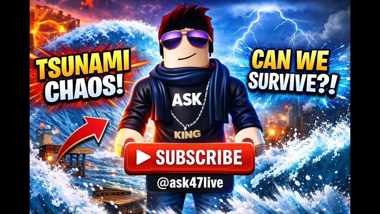🔴 LIVE: Surviving Tsunami 🌊 + Winning MM2 🔪 + Disaster Esca #live #roblox #funny #shorts #tsunami