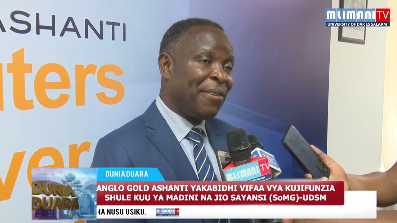 DUNIA DUARA JANUARI 26, 2026: ANGLO GOLD ASHANTI YAKABIDHI VIFAA VYA KUJIFUNZIA SoMG-UDSM