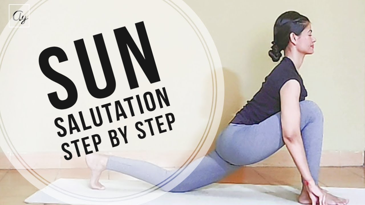 Satyananda Surya Namaskara step by step with Bija Mantras l Archie's Yoga