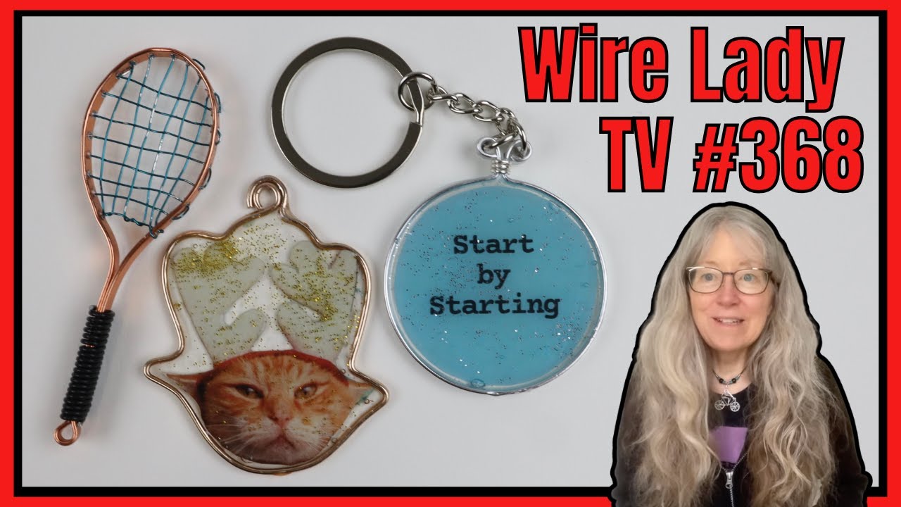 🔴 Making Tennis & Cat Keychains - Wire Lady TV Ep 368 Livestream Replay