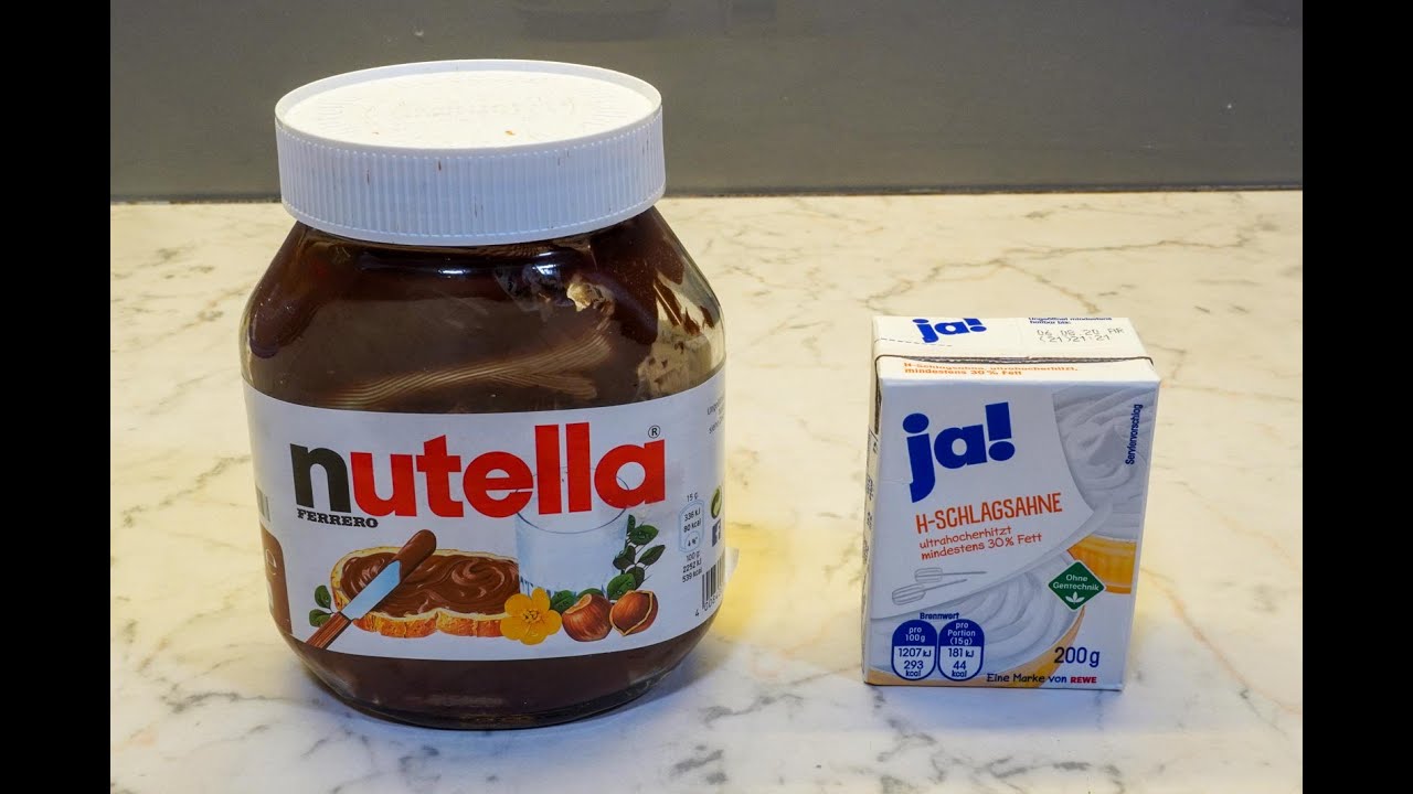 Nutella-Eis selber machen ohne Maschine