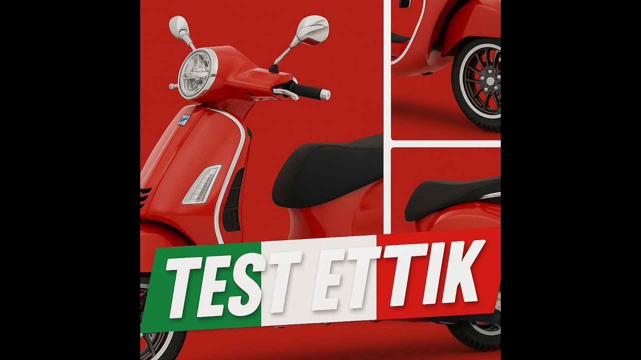 YENİ VESPA GTS 250 Yİ TEST ETTİM AMA BU BİR KIRMIZI VESPA!