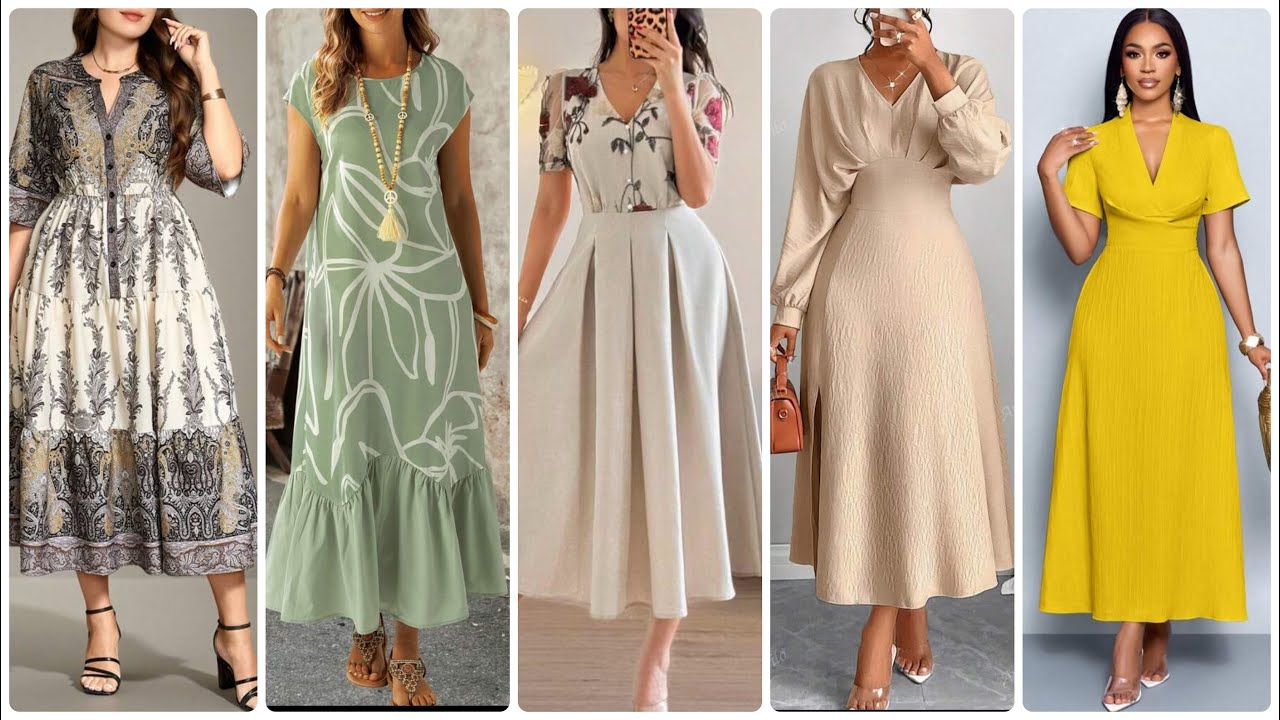 Ideas de vestidos casuales y elegantes que te encantarán