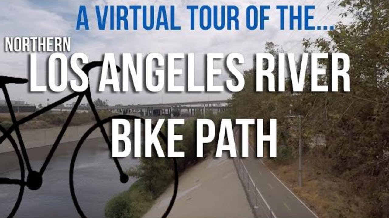 Los Angeles River Bike Path Ride Through | Elysian Valley Bicycle & Pedestrian Path