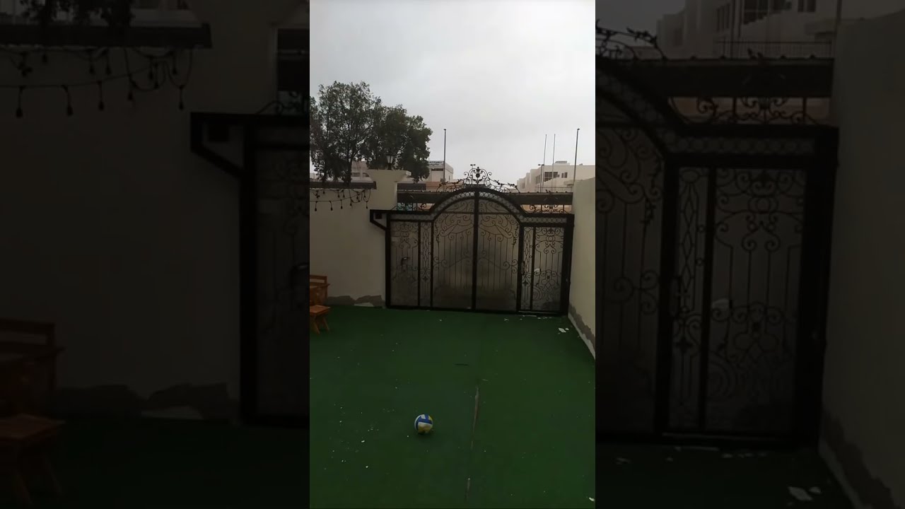Another Rainy morning in UAE in summer time... strange...