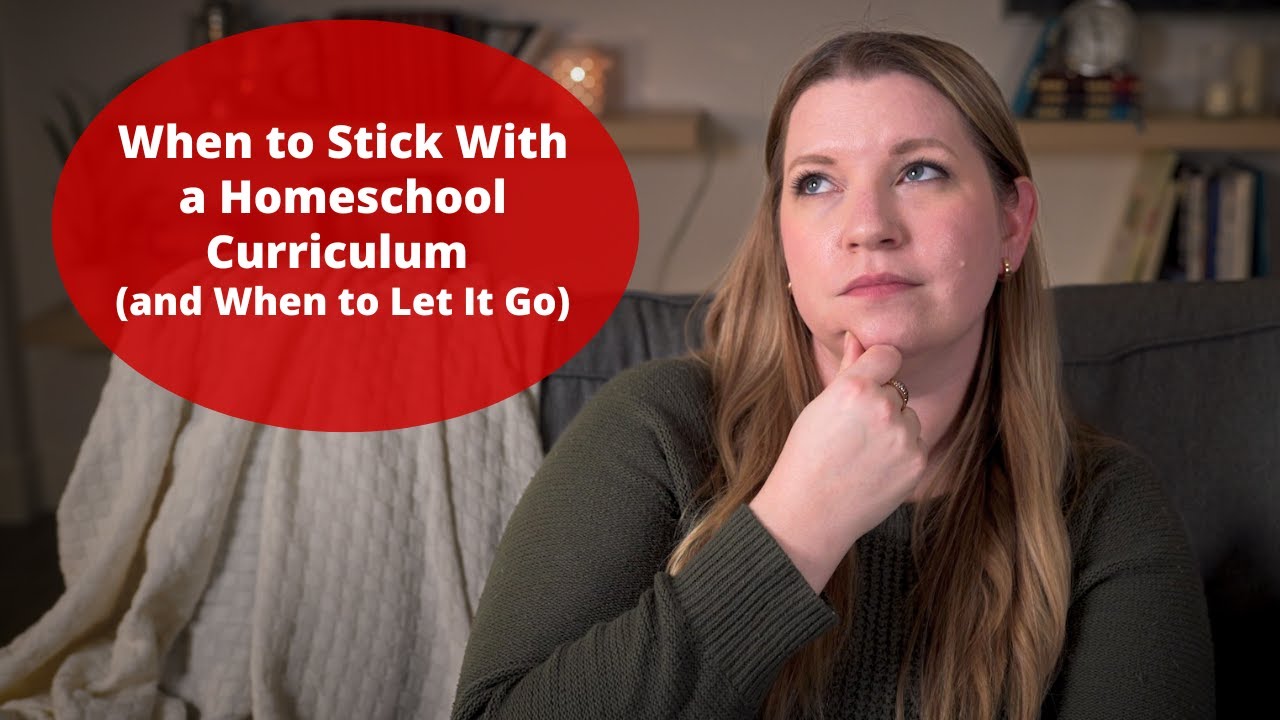 When To Stick With A Homeschool Curriculum (And When To Let It Go) | Raising A to Z