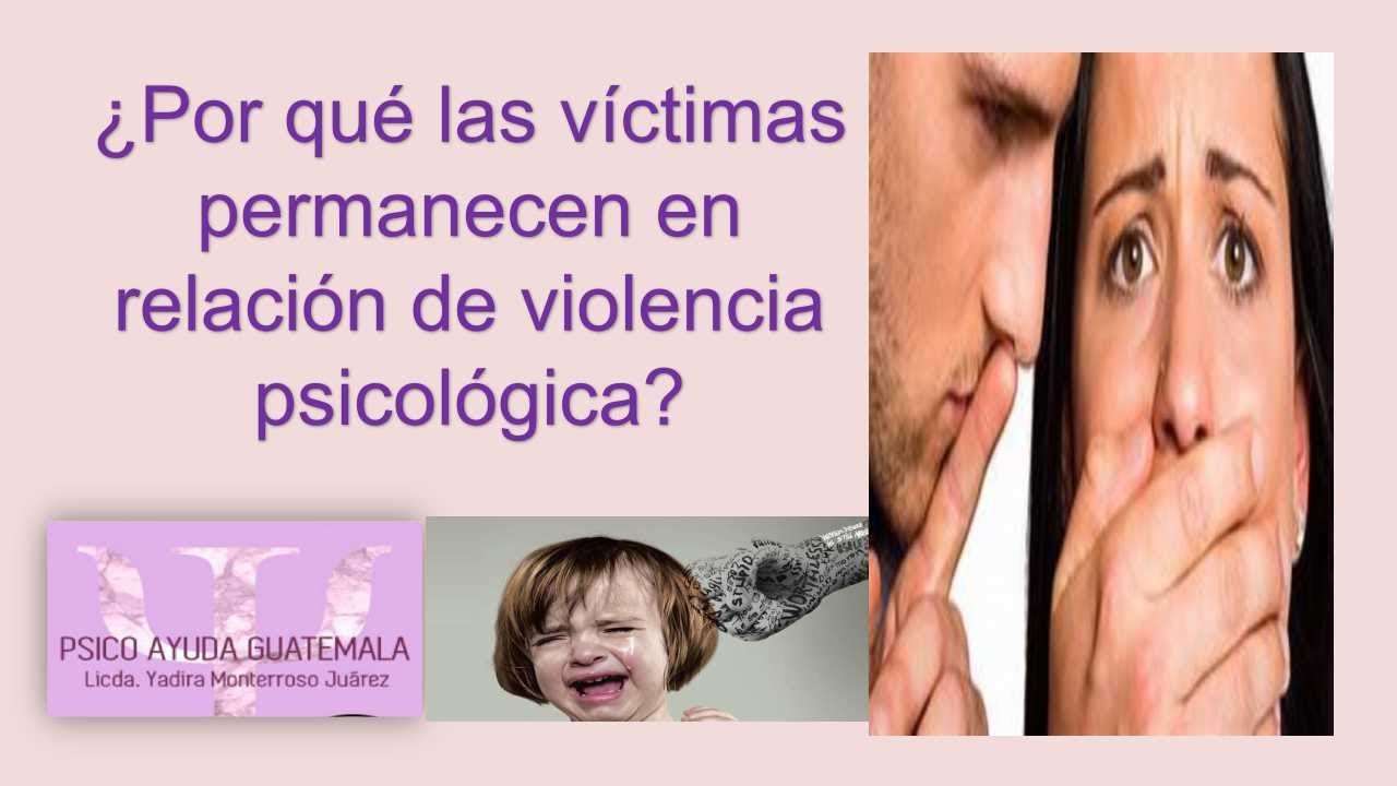 ¿Por qué la víctima permanece en una relación de abuso?
