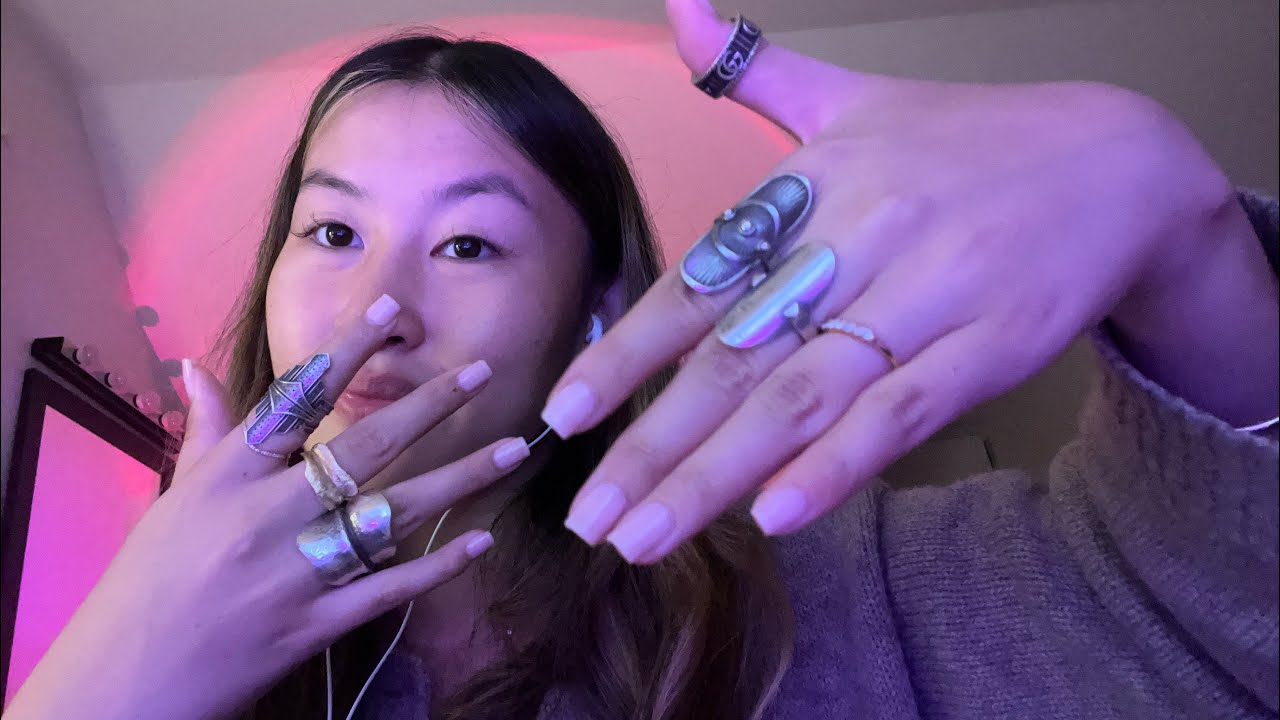 MY FAVORITE ASMR YET: SHOWING YOU JEWELRY/RINGS! (Tapping, whispering etc.)