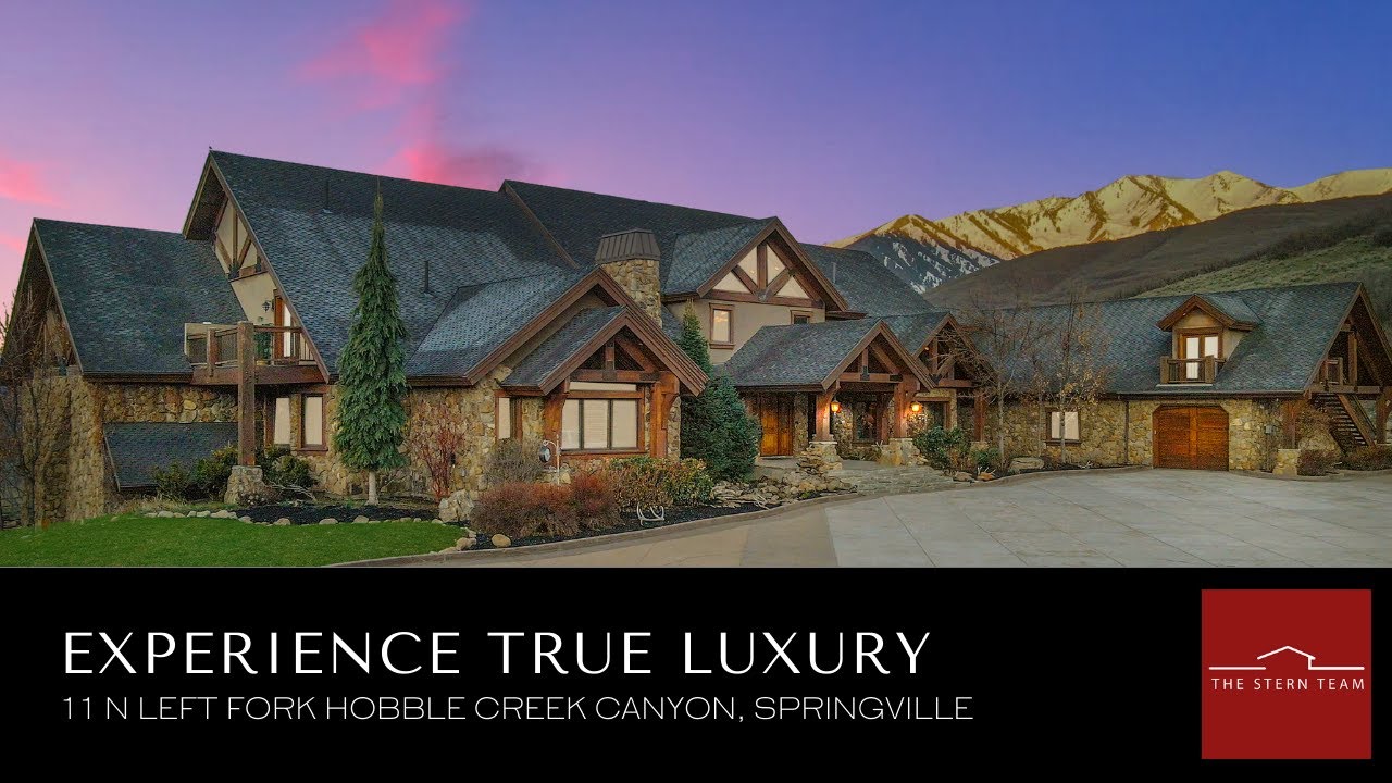 11 N Left Fork Hobble Creek Canyon - Executive Home for Sale in Springville