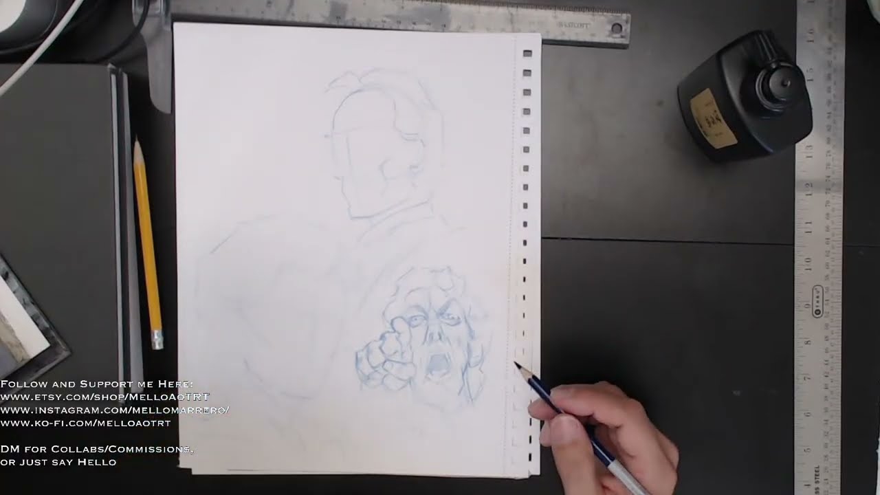 Mello-AoTRT Live Drawing - 80's Horror Today?