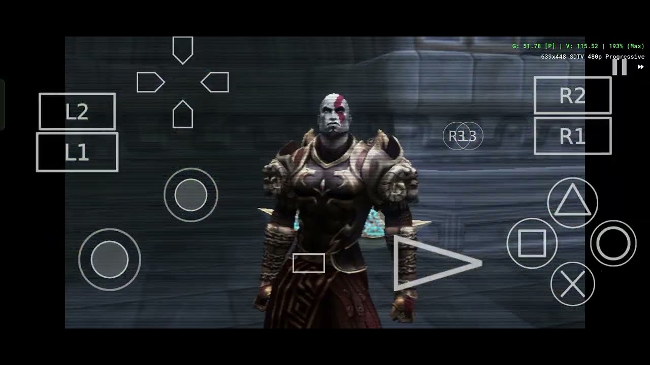 God of war 2 game 1:1:50use material And PS2, AetherSX2 ⚔️📲🇮🇳🇮🇳🥰