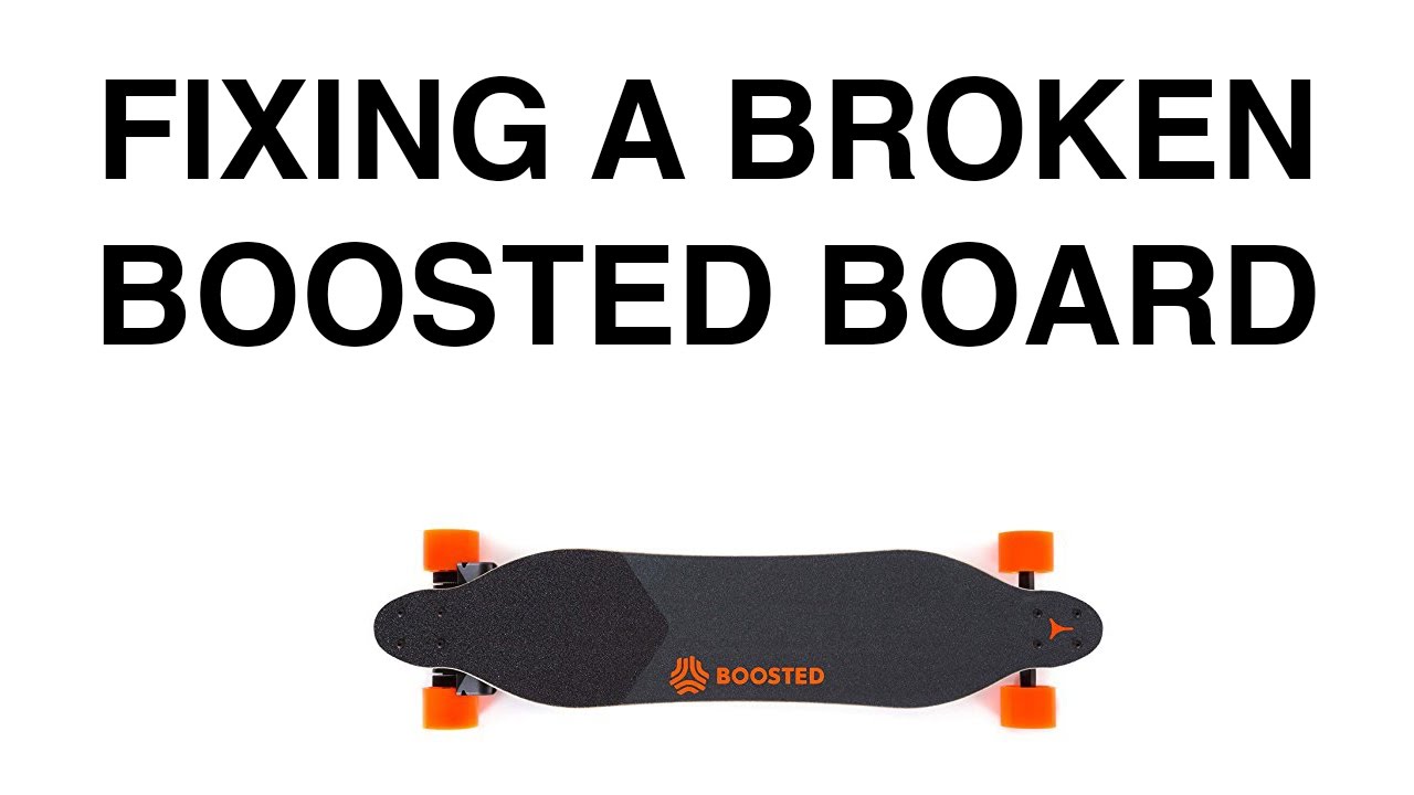 FIXING MY BOOSTED BOARD'S BROKEN DECK