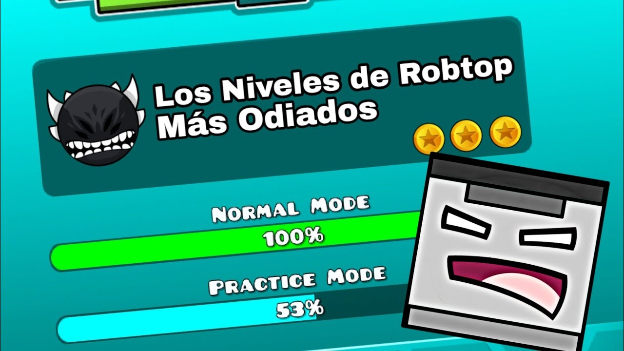 👉Top 10 Niveles Oficiales M&aacute;s Odiados (Para Principiantes)👈 Geometry Dash 2.11