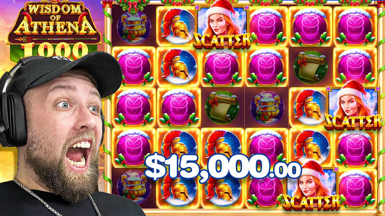 БЕЗУМНЫЙ ВЫИГРЫШ В 15 000 ДОЛЛАРОВ В &laquo;НОВОЙ&raquo; РОЖДЕСТВЕНСКОЙ ЛОТЕРЕЕ WISDOM OF ATHENA 1000!
