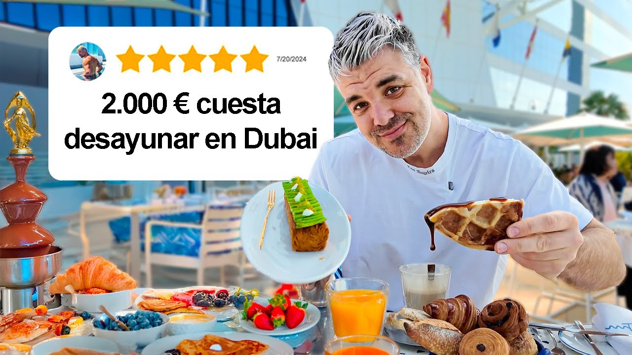 DESAYUNANDO en el BUFFET MÁS CARO de mi VIDA *Hotel Burj Al Arab*