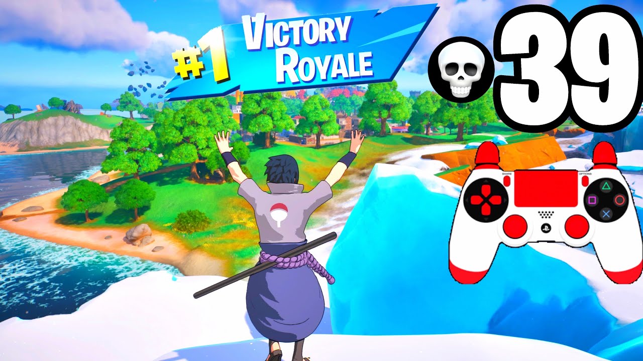 39 Kill Solo Squads Sasuke Uchiha Skin Gameplay 