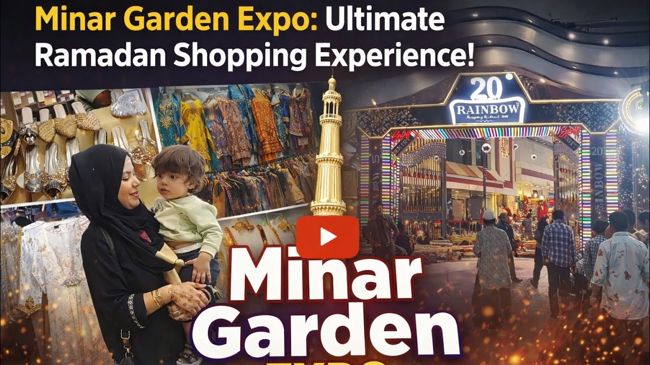 Shopping at Rainbow Shopping Expo Minar Garden with Karishma & Alyaan 🌙✨