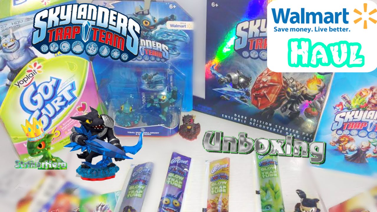 Skylanders Trap Team Go-Gurt, Kaos Trap, Bop & Terrabite Unboxing (Walmart Haul)