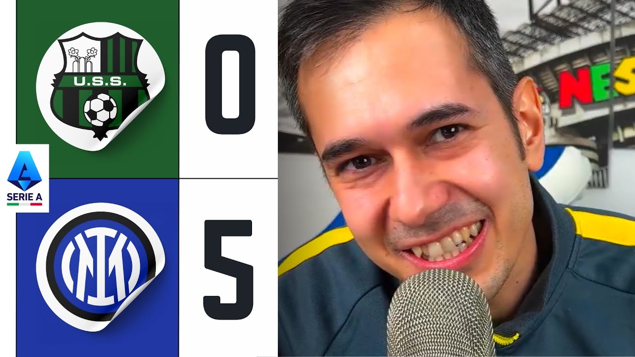 SIAMO SU UNA NUVOLA‼️ SASSUOLO-INTER 0-5