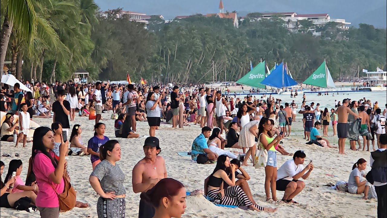Look! This is Boracay White Beach on March 19 2026 4:40pm Walk 