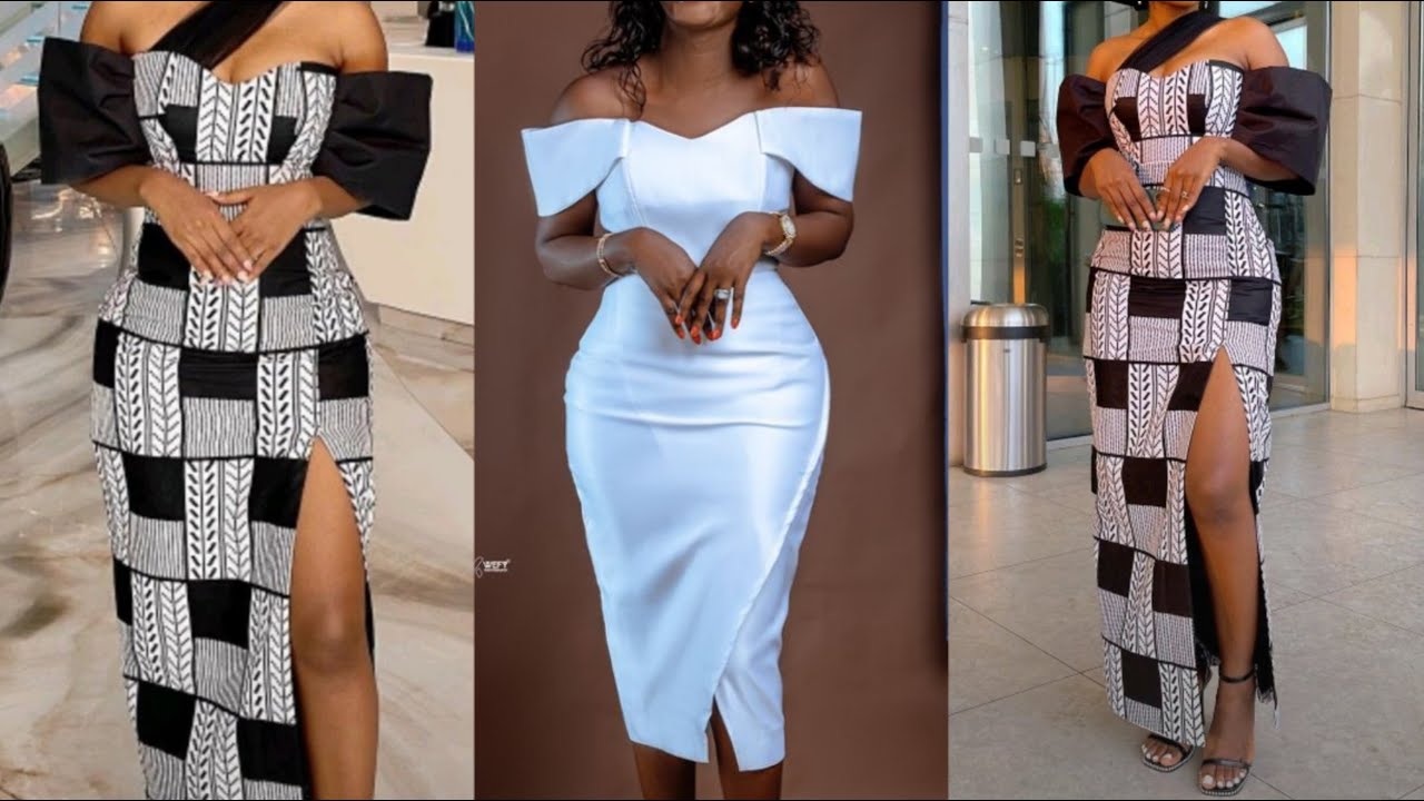 How to cut Off shoulder bustier dress with front slit |Beginners guide off shoulder bustier tutorial