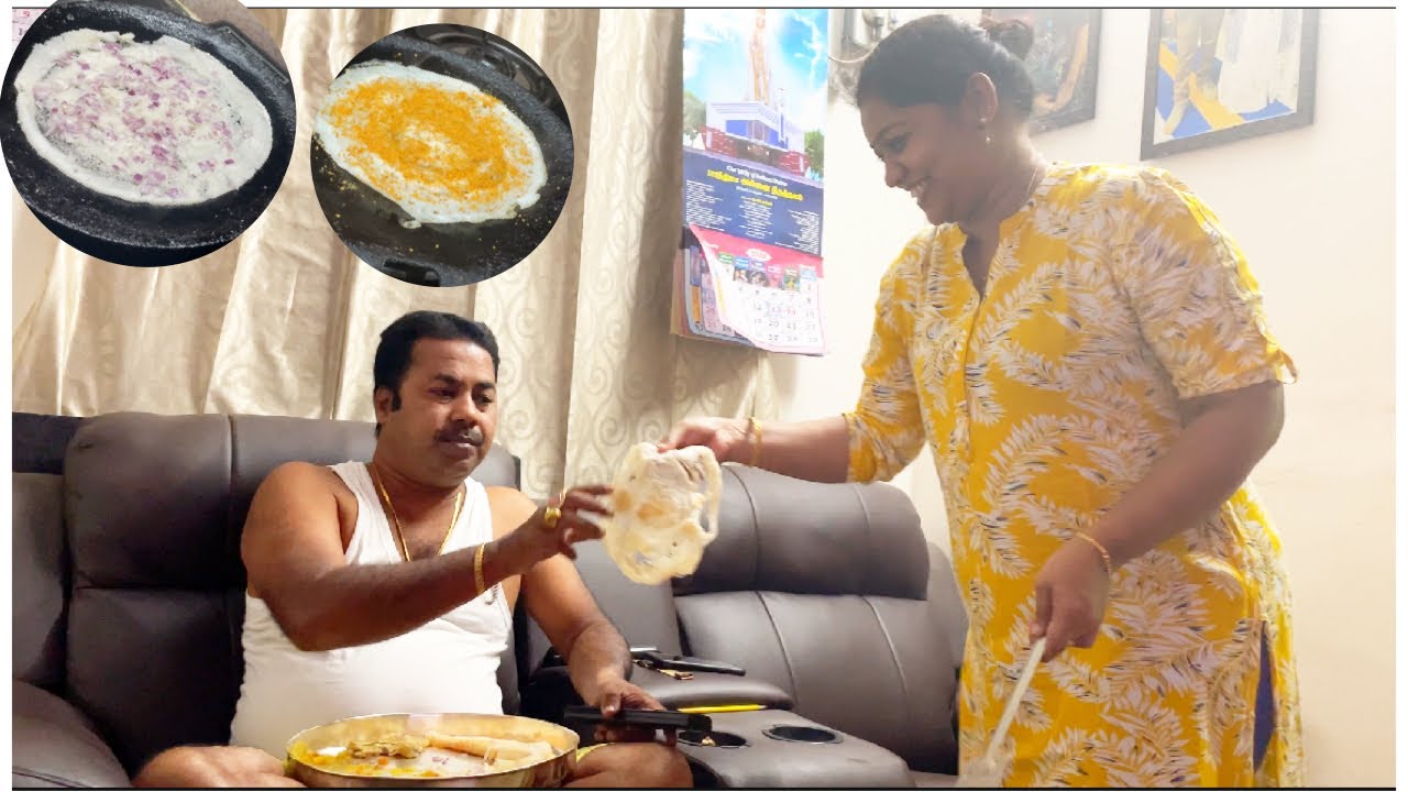 Toned Dosai பார்க்கலாம் வாங்க l 😆Semma fun with mama l Full day vlog l mama with babyma l #vlog