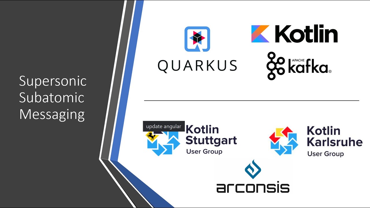 Kotlin Meetup (Vol. 7) - Using Apache Kafka with Kotlin and Quarkus | arconsis