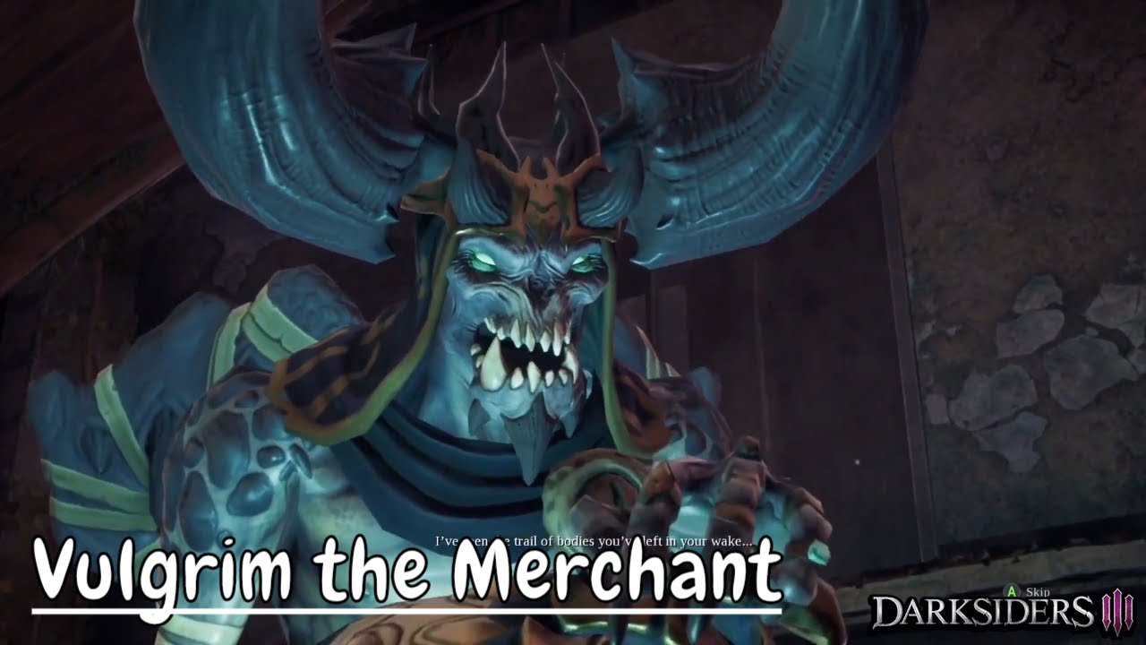 Fury Meets Vulgrim The Merchant Cutscene | Darksiders 3 All Cutscenes
