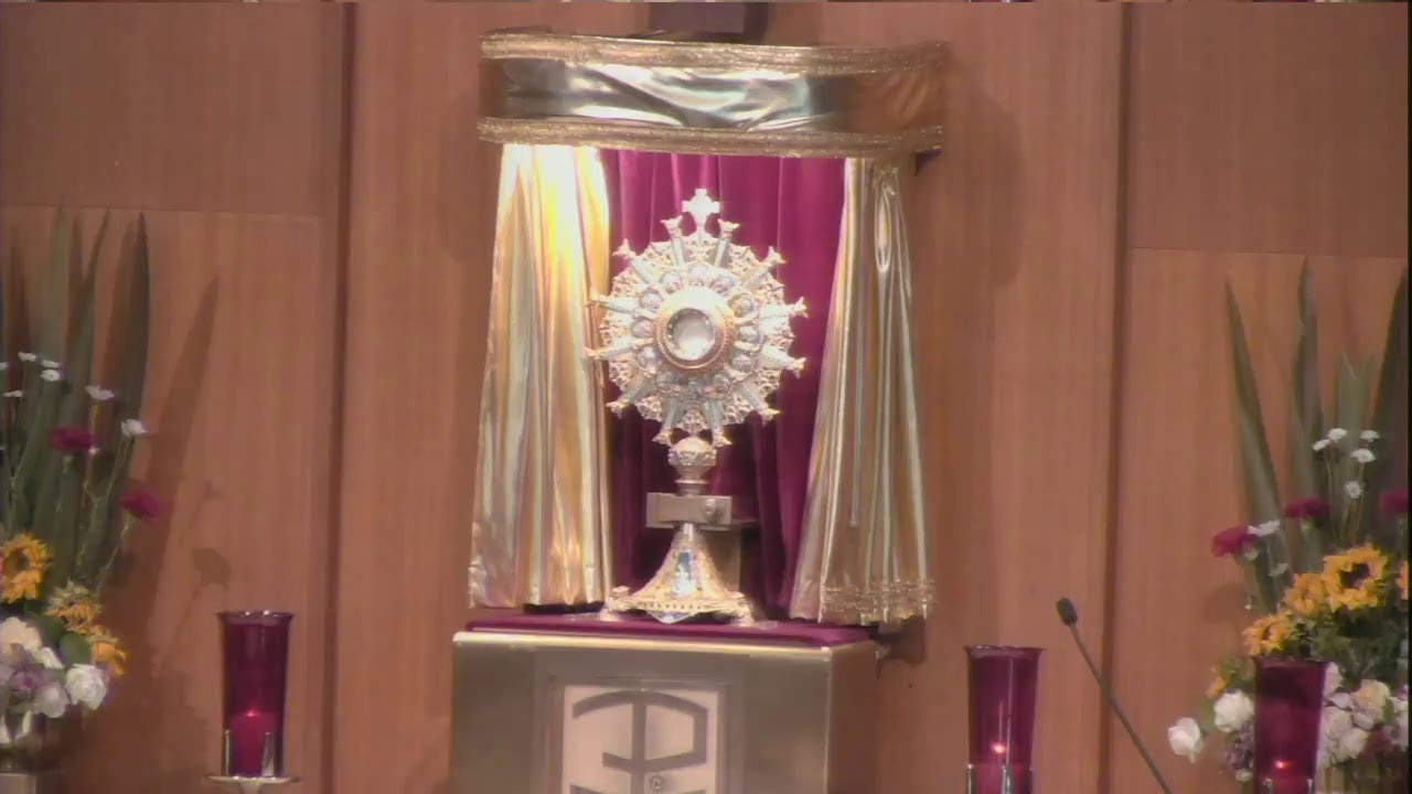 11:00am  Exposition of the Blessed Sacrament followed by Benediction