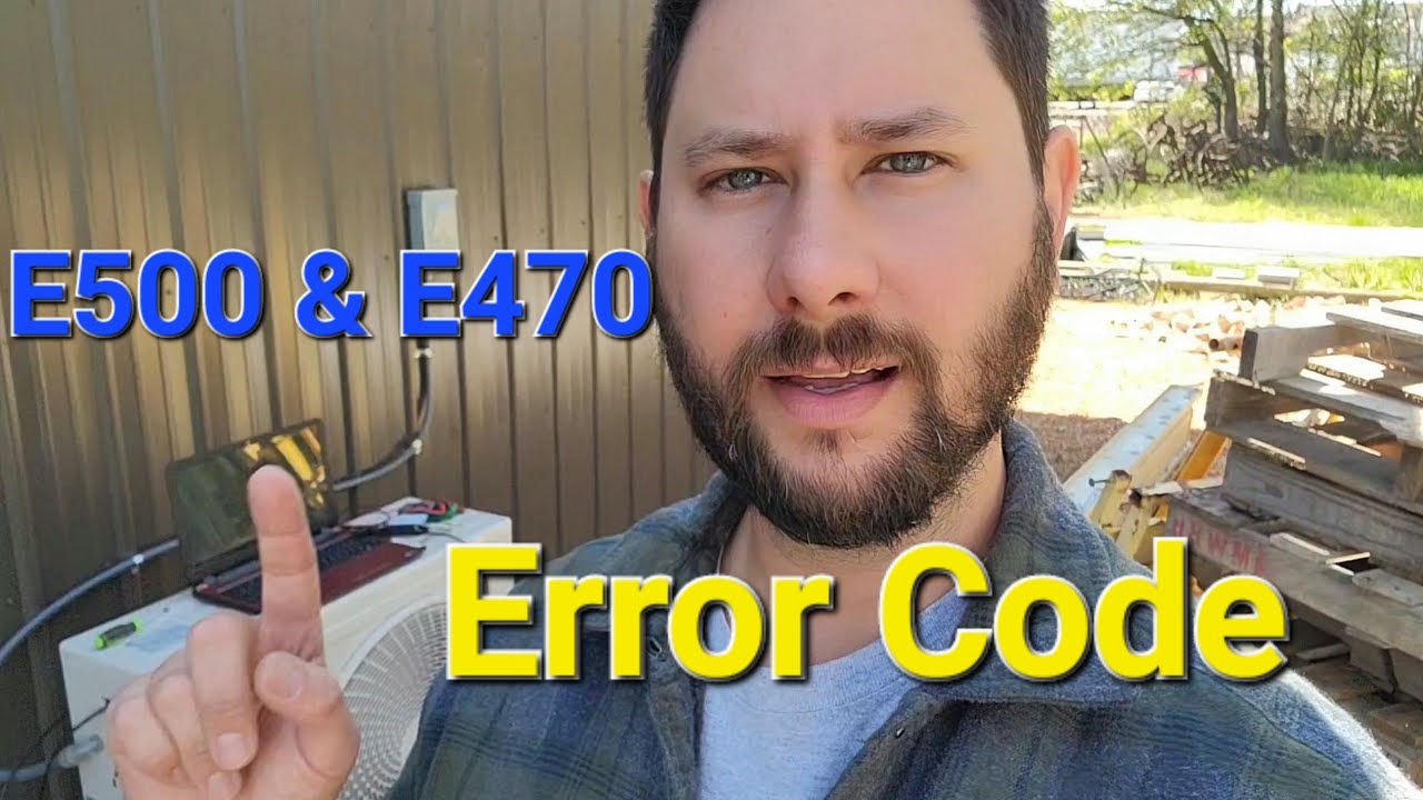 Fixing Samsung HVAC Error Code E500 and E470