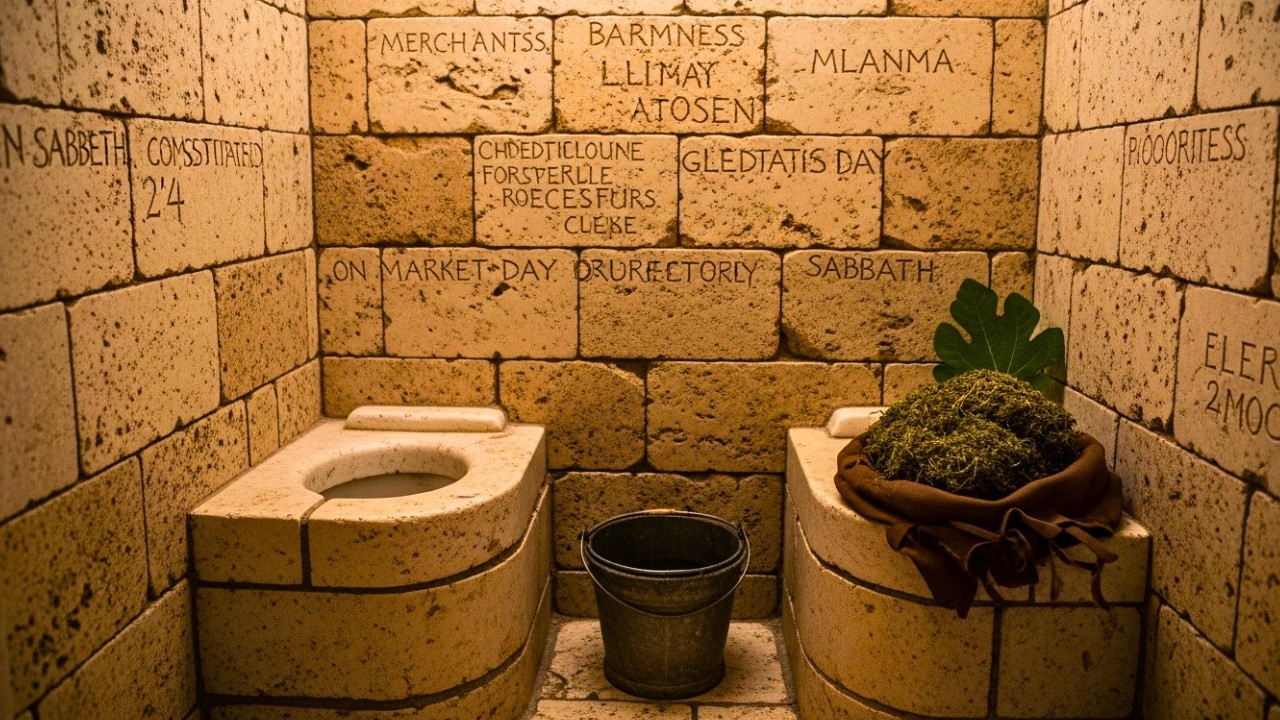 Como Era o Banheiro na Época da Bíblia — 2.029 Anos Atrás