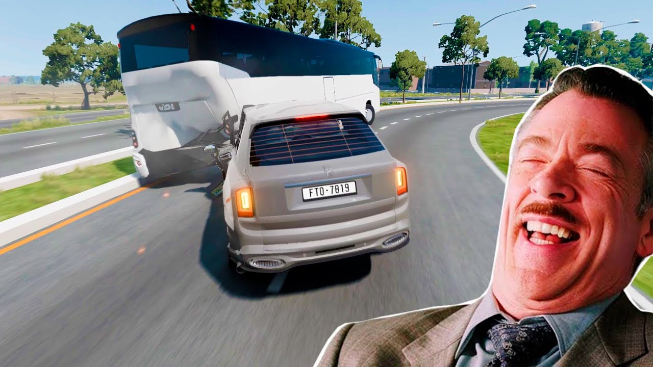 Car crash Funny Moments 🤣 #16 - [BeamNG.Drive]