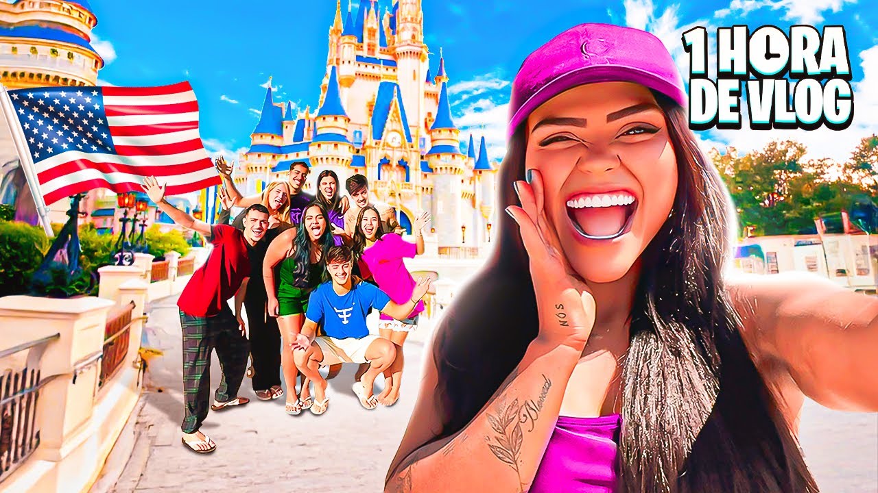 1 HORA DE VLOG NA DISNEY!!!