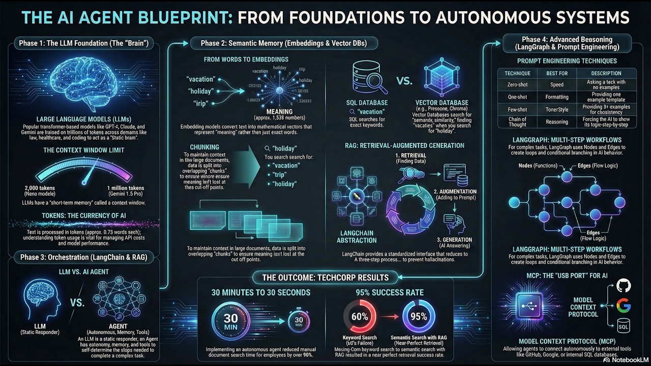 Master AI Agents: RAG, LangChain, LangGraph & MCP Explained