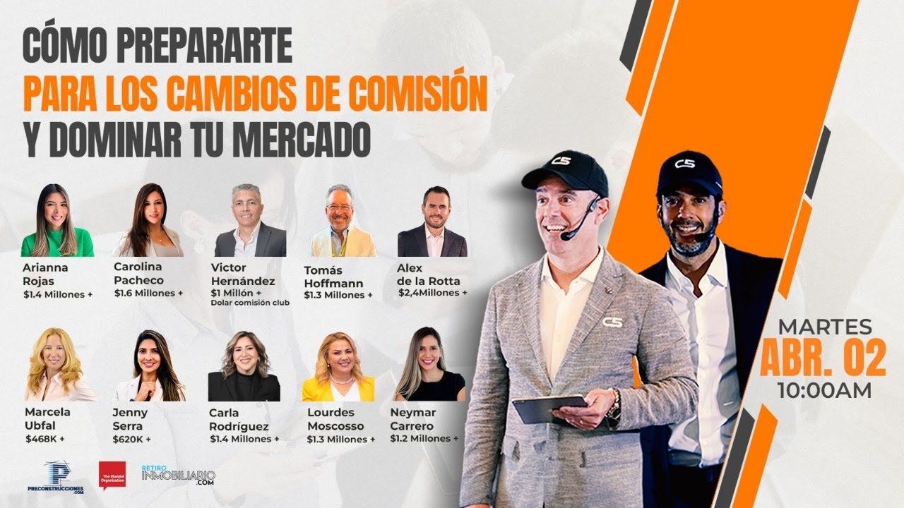 Como prepararte para los cambios de comision y dominar tu mercado 🏠🔴 Congreso inmobiliario online