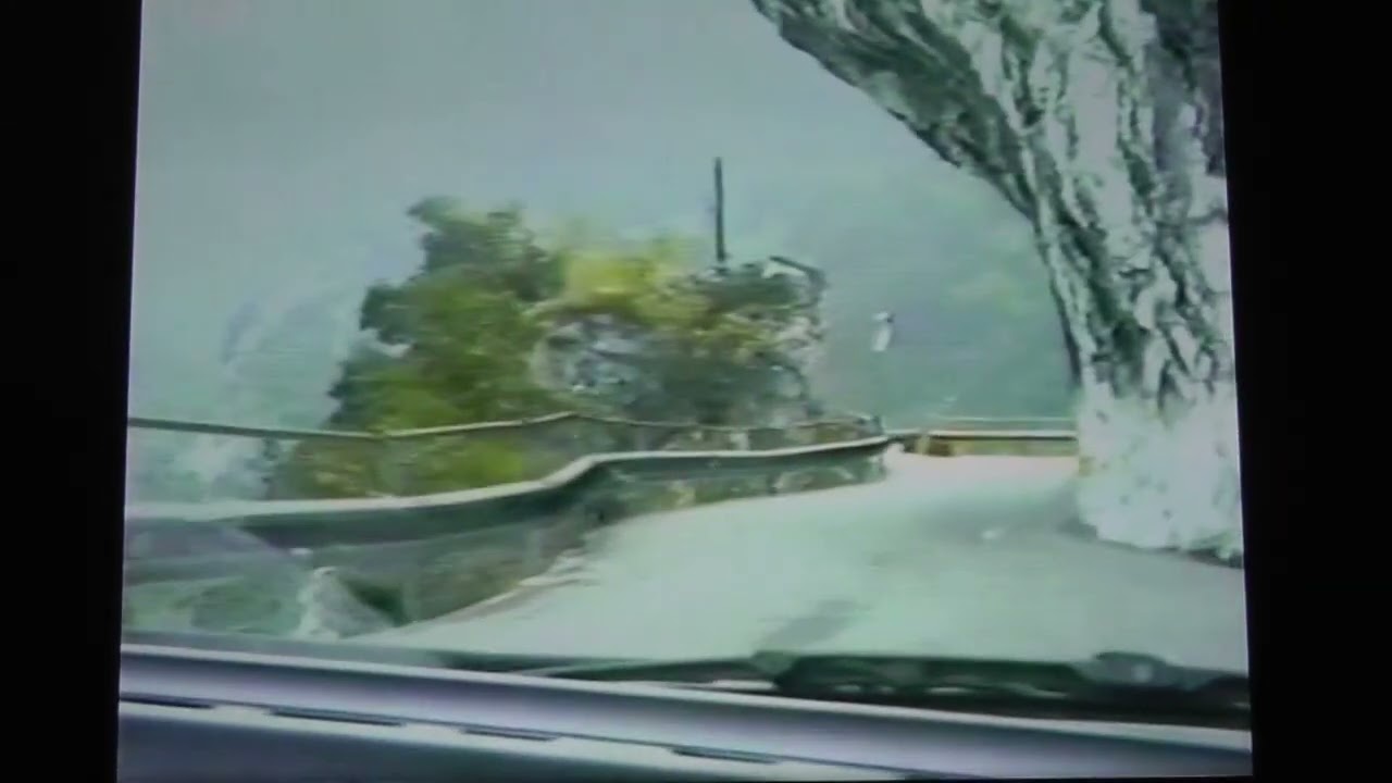 Die alte Ponale Straße zwischen Riva und Biacesa vor 37 Jahren