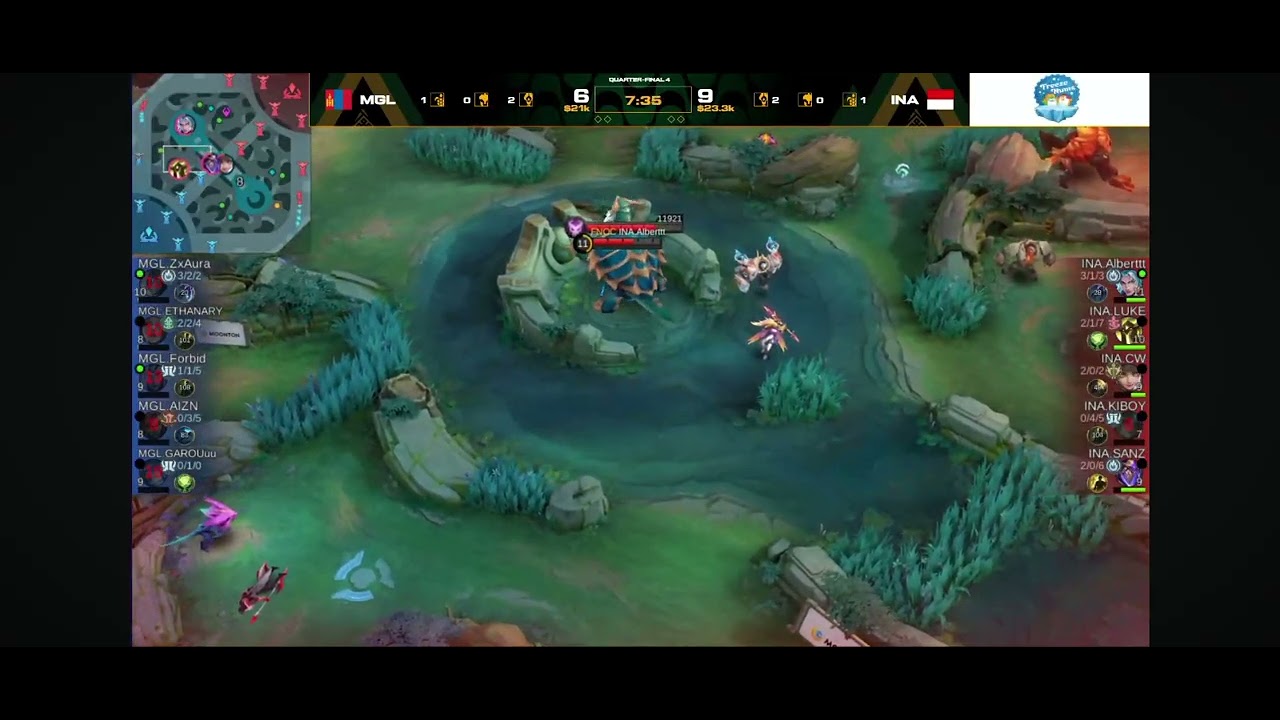 Wanwan cw menggila!!!! Indonesia vs Mongolia Game 1 IESF 2024