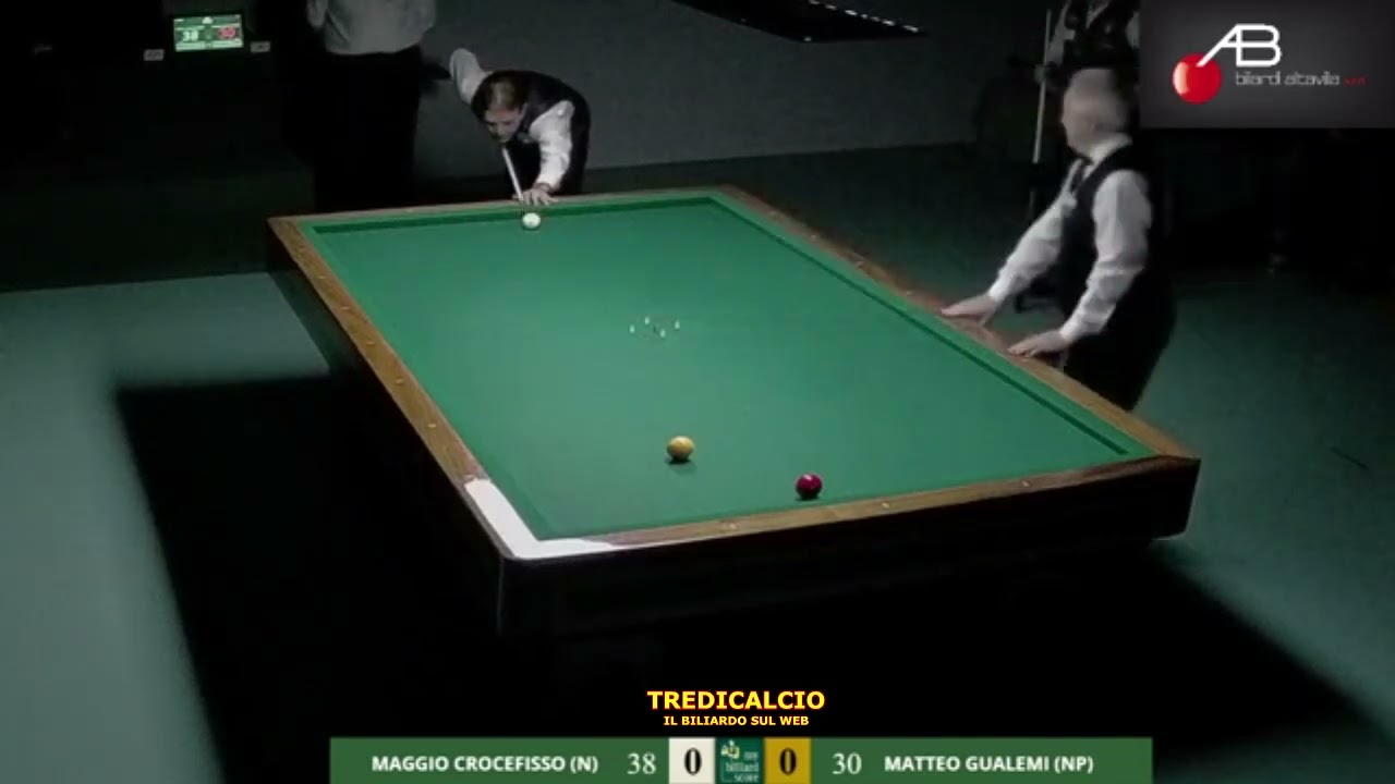 MAGGIO vs GUALEMI   SEMIFINALE 21°CAMPIONATO BILIARDO AICS 2020 ALTAVILLA@TREDICALCIO
