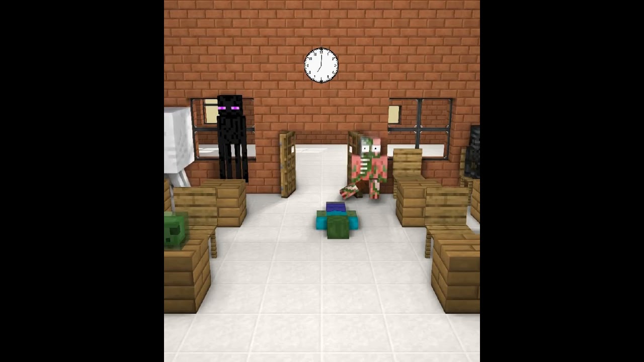 monster school : hacker vs terminator - minecraft animation 