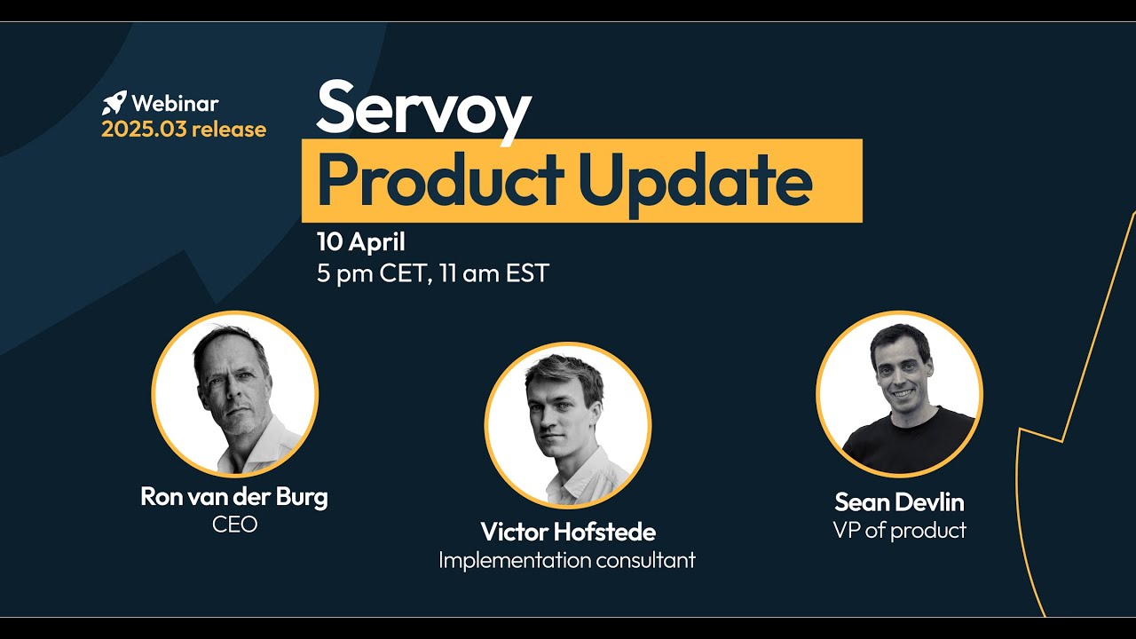 Servoy Product Update 2025.3